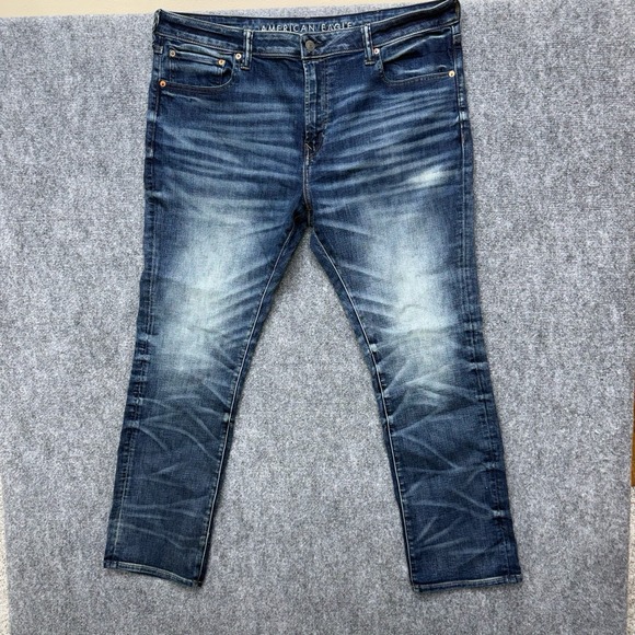 American Eagle Next Level Airflex Slim Straight Jeans Men's size 40 40x32 - Picture 9 of 13